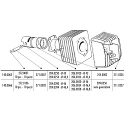 140.0066 KIT CIAO D.46 SPINOTTO D.12 | POLINI