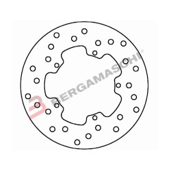 DISCO FRENO SFERA 125 RST 4T ANT. | FERODO | FD002200