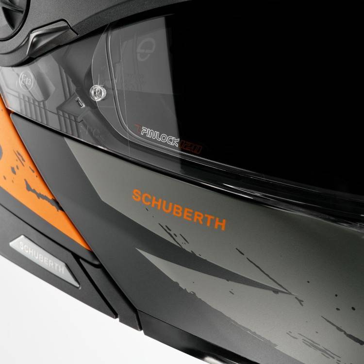 CASCO E2 ECE DEKOR EXPLORER ORANGE  | SCHUBERTH