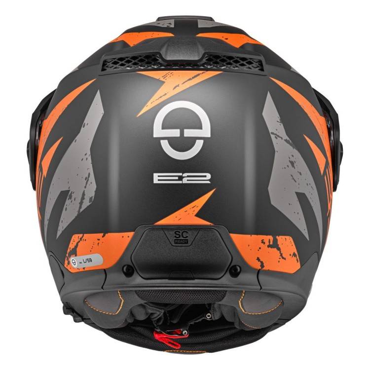 CASCO E2 ECE DEKOR EXPLORER ORANGE  | SCHUBERTH
