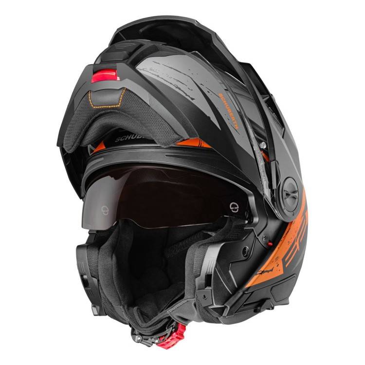 CASCO E2 ECE DEKOR EXPLORER ORANGE  | SCHUBERTH
