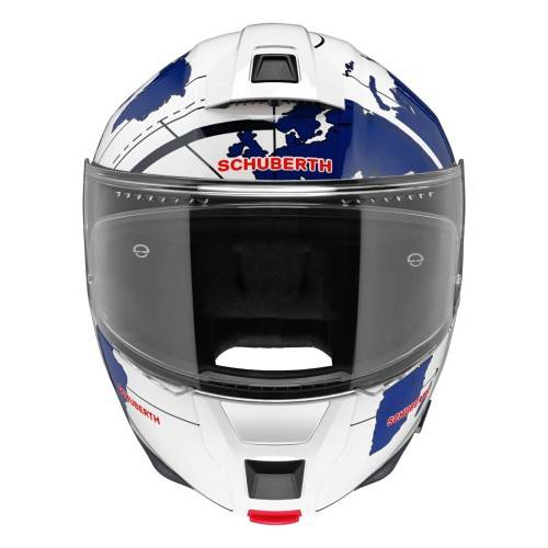 CASCO C5 ECE DEKOR GLOBE BLUE | SCHUBERTH