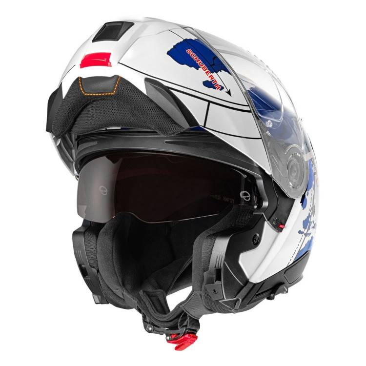 CASCO C5 ECE DEKOR GLOBE BLUE | SCHUBERTH