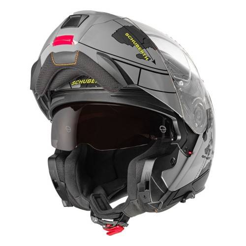 CASCO C5 ECE DEKOR GLOBE GREY | SCHUBERTH