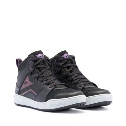 SCARPE SUBURB D-WP SHOES WOMAN BLACK WHITE METAL PURPLE | DAINESE