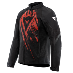 GIACCA HEROSPHERE TEX JACKET BLACK RED TARMAC | DAINESE
