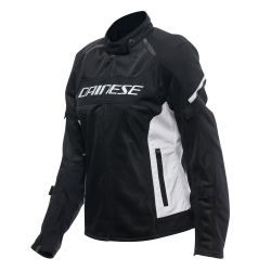 GIACCA AIR FRAME 3 TEX WOMAN BLACK WHITE WHITE | DAINESE