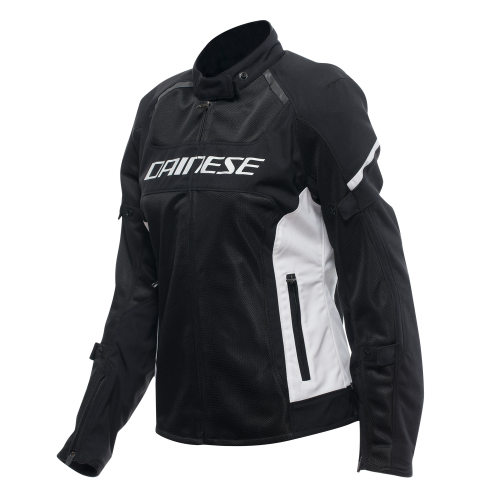 GIACCA AIR FRAME 3 TEX WOMAN BLACK WHITE WHITE | DAINESE