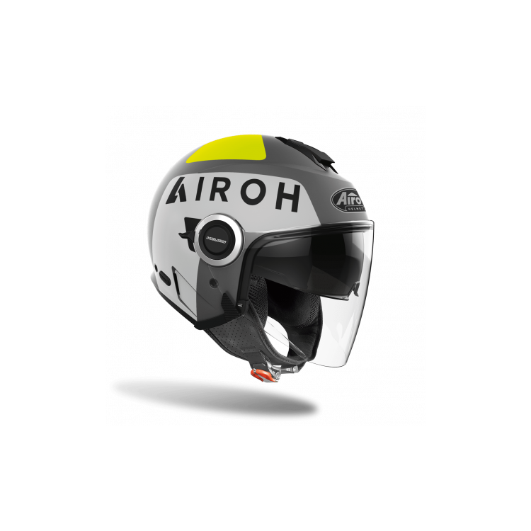 CASCO JET HELIOS UP GREY MATT | AIROH