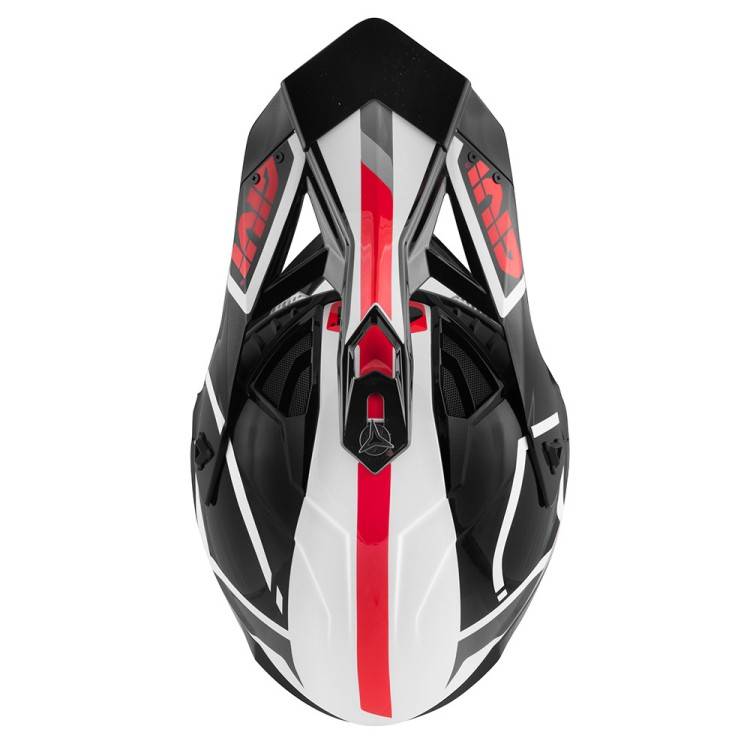 CASCO CROSS 70.1 LOGIC FIBRA NERO BIANCO ROSSO | GIVI