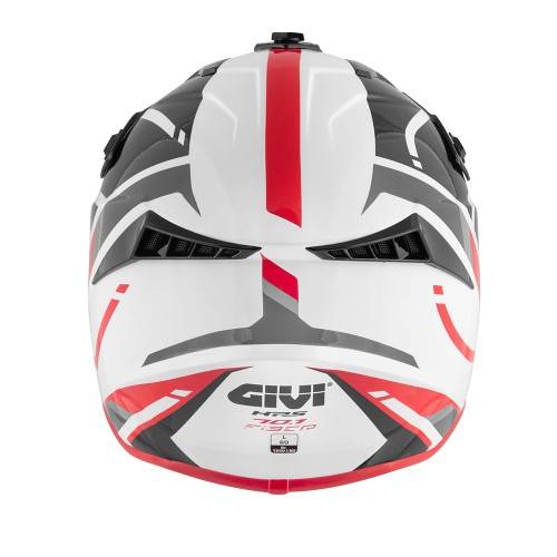 CASCO CROSS 70.1 LOGIC FIBRA NERO BIANCO ROSSO | GIVI