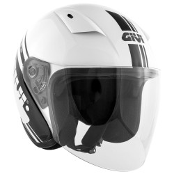 GIVI 30.3 TWEET GENEVE WHITE/BLACK CASCO JET