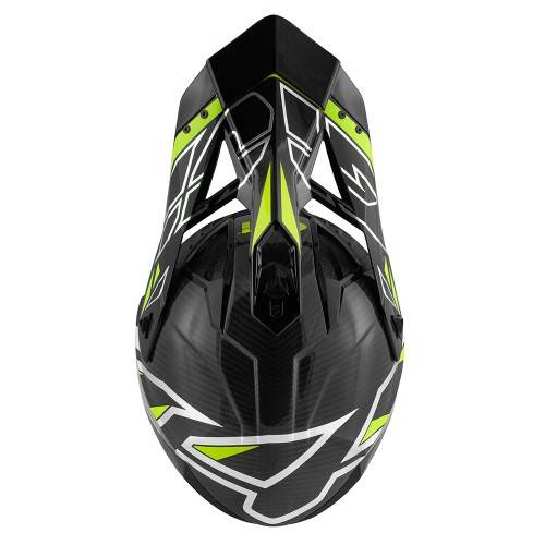 CASCO CROSS 70.1  VECTOR CARBON ARGENTO GIALLO | GIVI