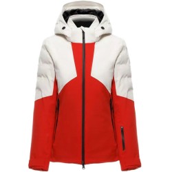 GIACCA SCI WOMAN ZIVES AEROSENSE-DRY JACKET LILY WHITE RACING RED | DAINESE SCI