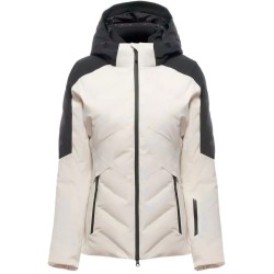 GIACCA SCI WOMAN VIRTUS DERMIZAX EV JACKET LILY WHITE STRETCH LIMO | DAINESE SCI