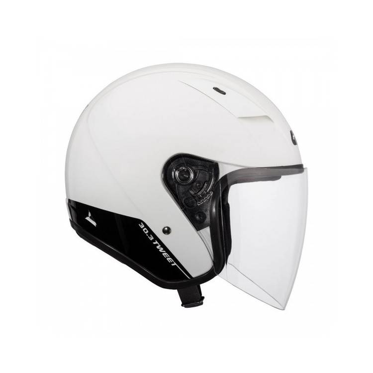 GIVI 30.3 TWEET GLOSS WHITE CASCO JET