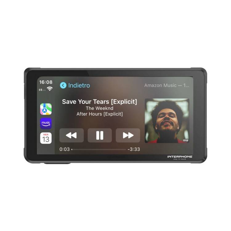 DISPLAY MOTO APPLE CARPLAY ANDROID AUTO | INTERPHONE