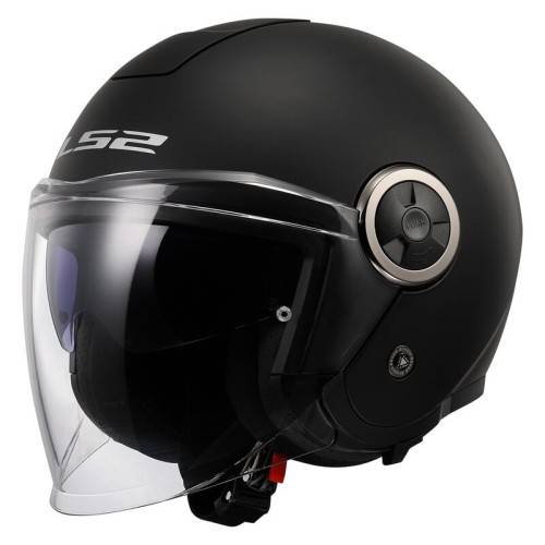 CASCO JET LS2 OF620 CLASSY SOLID MATT BLACK-06
