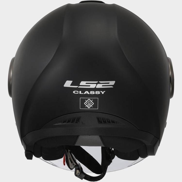 CASCO JET LS2 OF620 CLASSY SOLID MATT BLACK-06