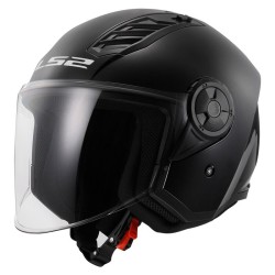 CASCO JET LS2 OF616 AIRFLOW II SOLID GLOSS BLACK-06