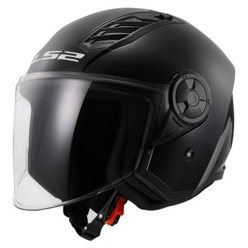 CASCO JET LS2 OF616 AIRFLOW II SOLID GLOSS BLACK-06