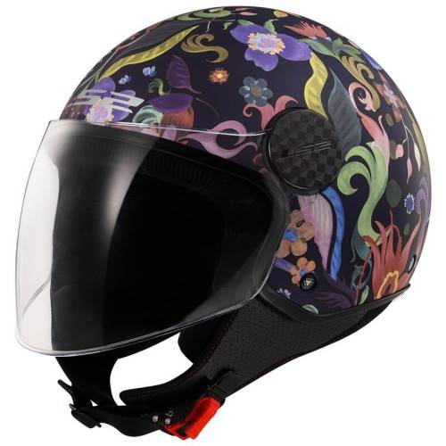 CASCO JET LS2 OF558 SPHERE LUX II BLOOM BLUE PINK-06