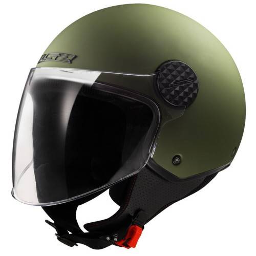CASCO JET LS2 OF558 SPHERE LUX II SOLID M.MILITARY GREEN-06