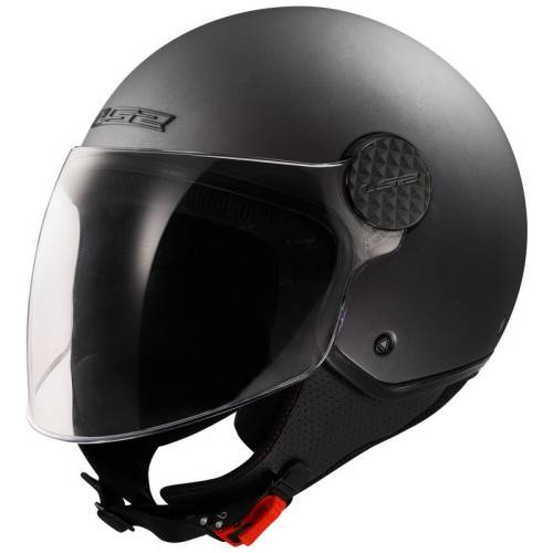 CASCO JET LS2 OF558 SPHERE LUX II SOLID MATT TITANIUM-06