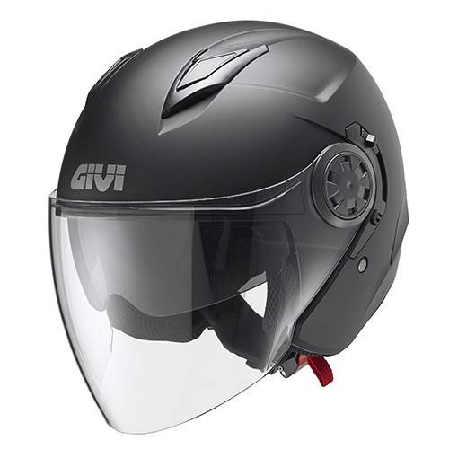 CASCO 12.3 GIVI STRATOS SOLID COLOR NERO OPACO