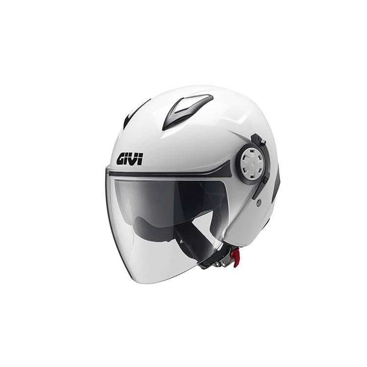 CASCO 12.3 GIVI STRATOS SOLID COLOR BIANCO LUCIDO