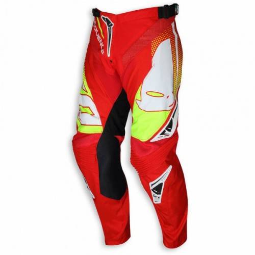 PANTALONI CROSS UFO SEQUENCE GIALLO ROSSO