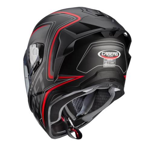 CASCO DRIFT EVO INTEGRA MATT BLACK / ANTRACHITE / RED FLUO CABERG