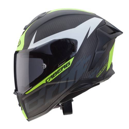 CASCO DRIFT EVO CARBON MATT ANTRACHITE / YELLOW FLUO CABERG