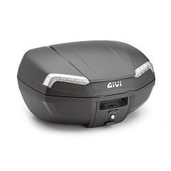 GIVI BAULETTO 46L NERO RIVIERA CATAD. ROSSO | E46N