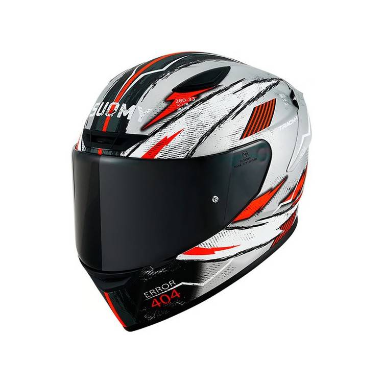 CASCO INTEGRALE TRACK-1 404 MATT SILVER /E06 | SUOMY