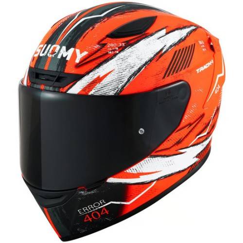 CASCO INTEGRALE TRACK-1 404 MATT ORANGE FLUO /E06 | SUOMY