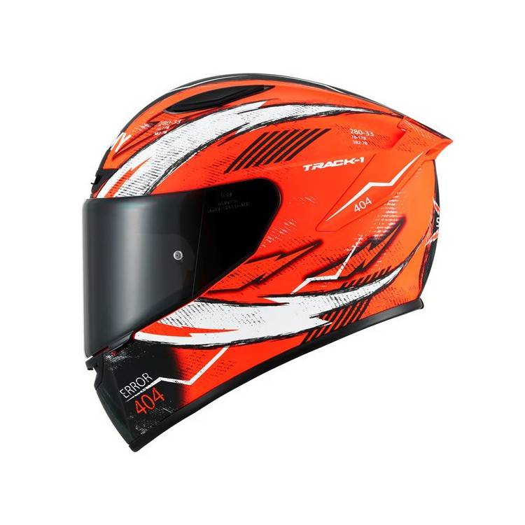CASCO INTEGRALE TRACK-1 404 MATT ORANGE FLUO /E06 | SUOMY