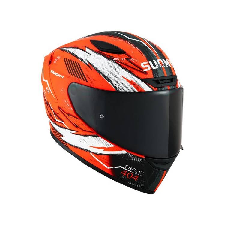 CASCO INTEGRALE TRACK-1 404 MATT ORANGE FLUO /E06 | SUOMY