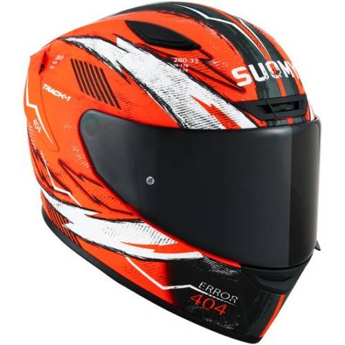 CASCO INTEGRALE TRACK-1 404 MATT ORANGE FLUO /E06 | SUOMY