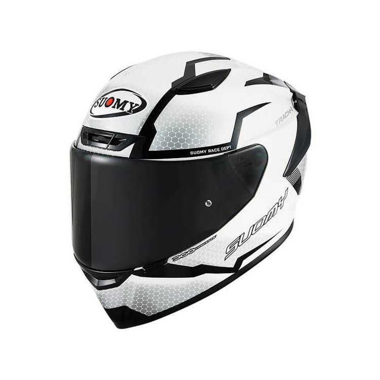CASCO INTEGRALE TRACK-1 REACTION WHITE/BLACK /E06 | SUOMY