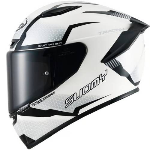 CASCO INTEGRALE TRACK-1 REACTION WHITE/BLACK /E06 | SUOMY
