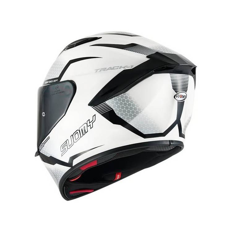 CASCO INTEGRALE TRACK-1 REACTION WHITE/BLACK /E06 | SUOMY