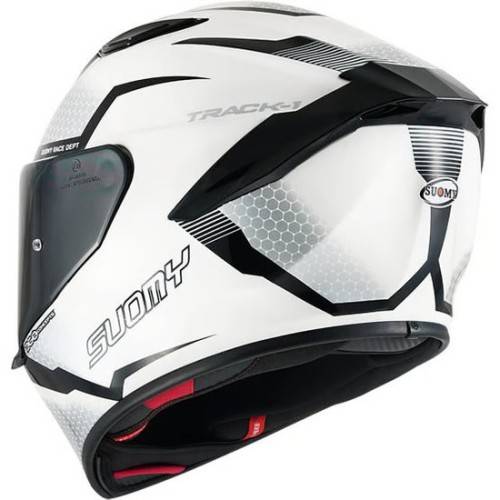 CASCO INTEGRALE TRACK-1 REACTION WHITE/BLACK /E06 | SUOMY