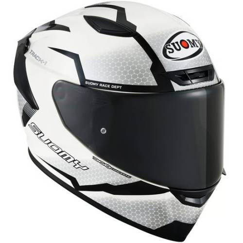 CASCO INTEGRALE TRACK-1 REACTION WHITE/BLACK /E06 | SUOMY