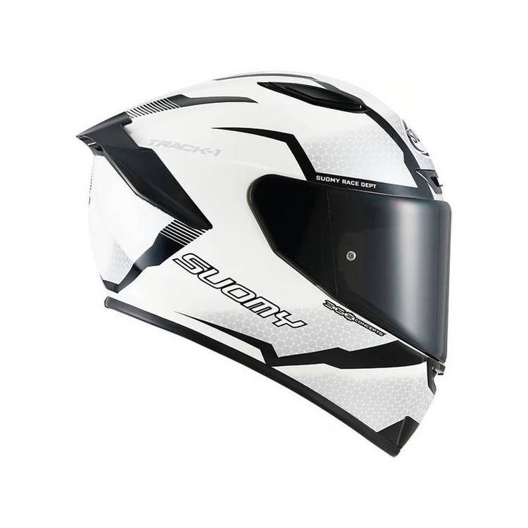 CASCO INTEGRALE TRACK-1 REACTION WHITE/BLACK /E06 | SUOMY