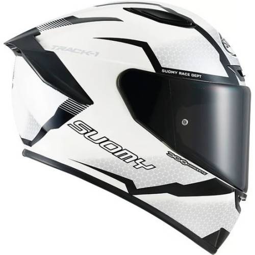 CASCO INTEGRALE TRACK-1 REACTION WHITE/BLACK /E06 | SUOMY