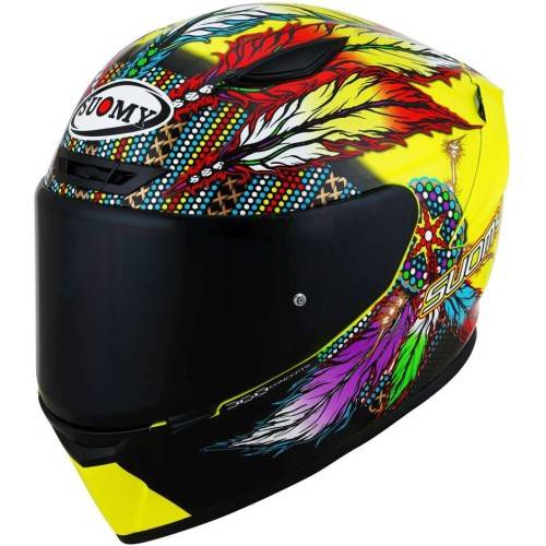 CASCO INTEGRALE TRACK-1 CHIEFTAIN MULTI YELLOW /E06 | SUOMY