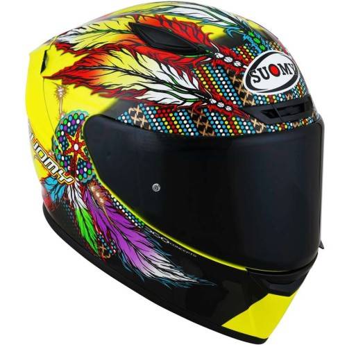 CASCO INTEGRALE TRACK-1 CHIEFTAIN MULTI YELLOW /E06 | SUOMY