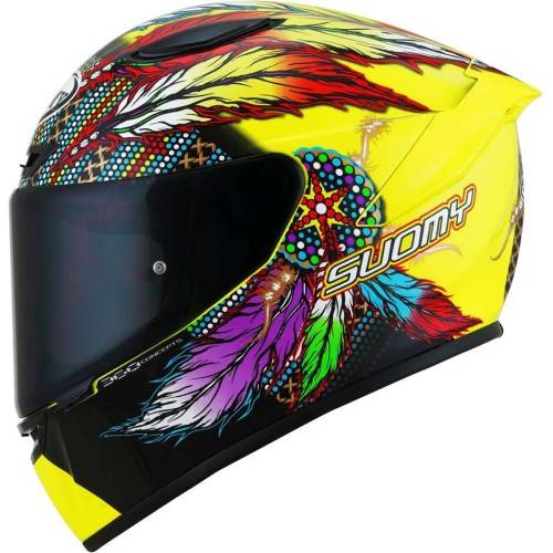 CASCO INTEGRALE TRACK-1 CHIEFTAIN MULTI YELLOW /E06 | SUOMY