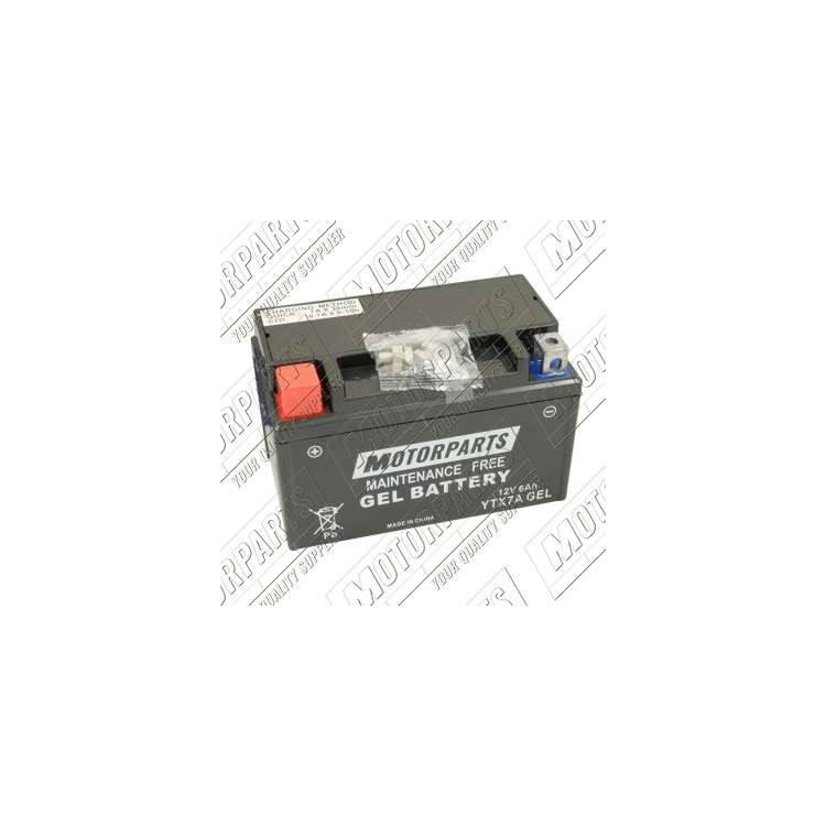 MOTORPARTS BATTERIA YTX7A GEL [12V 6AH] | 0012770